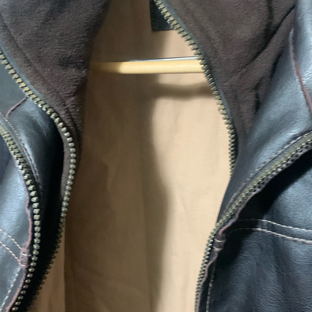 Columbia mens dark brown jacket used as is